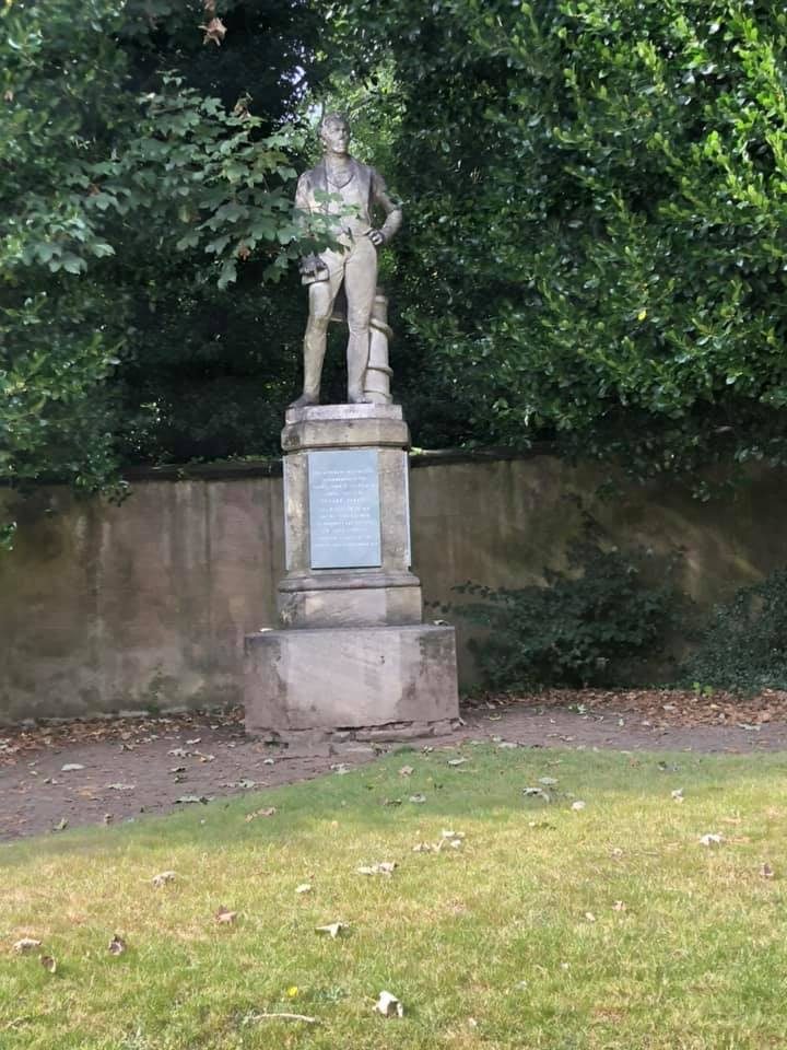 Edward Parker Charlesworth's monument, The Lawn Hospital, Lincoln by Adrian Thomas.jpg